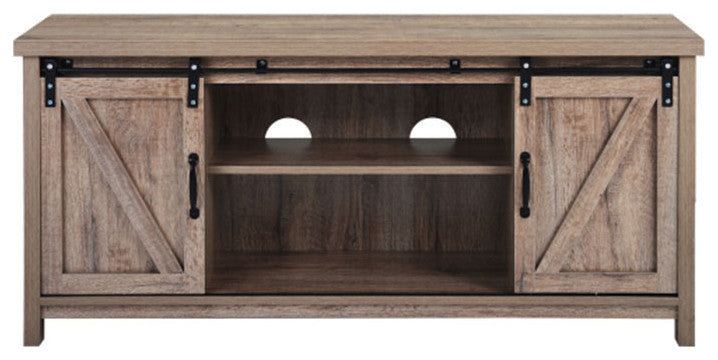 Vintage Melamine board  Tv Stand (Oak + Particle Board)