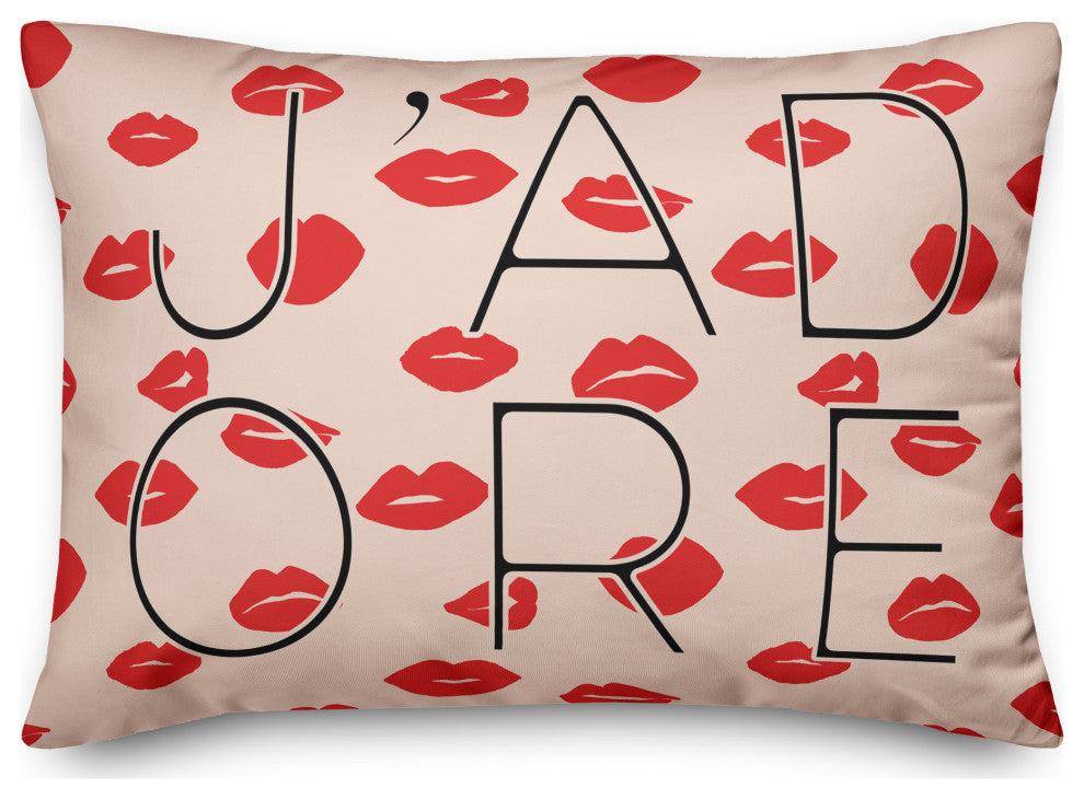 J'adore 14x20 Spun Poly Pillow