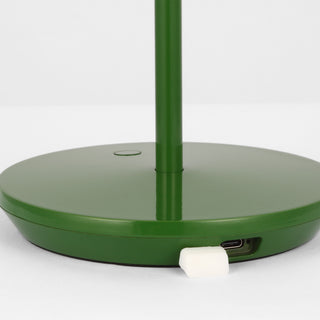 Mena 1-Light Modern Rechargeable Table Lamp, Green