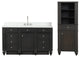 Winston Traditional Brown 60" Single Vanity
