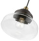 Avondale 1 Light Bronze With Antique Brass Accent Mini Pendant