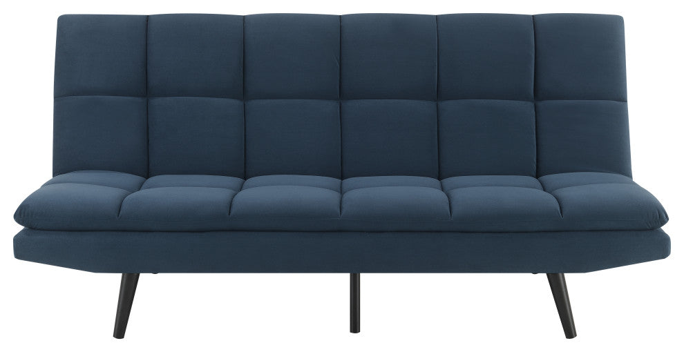 Jaden Convertible Fabric Sofa, Dark Blue