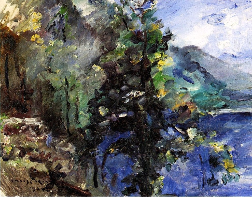 Lovis Corinth The Walchensee With the Slope of the Jochberg Wall Decal