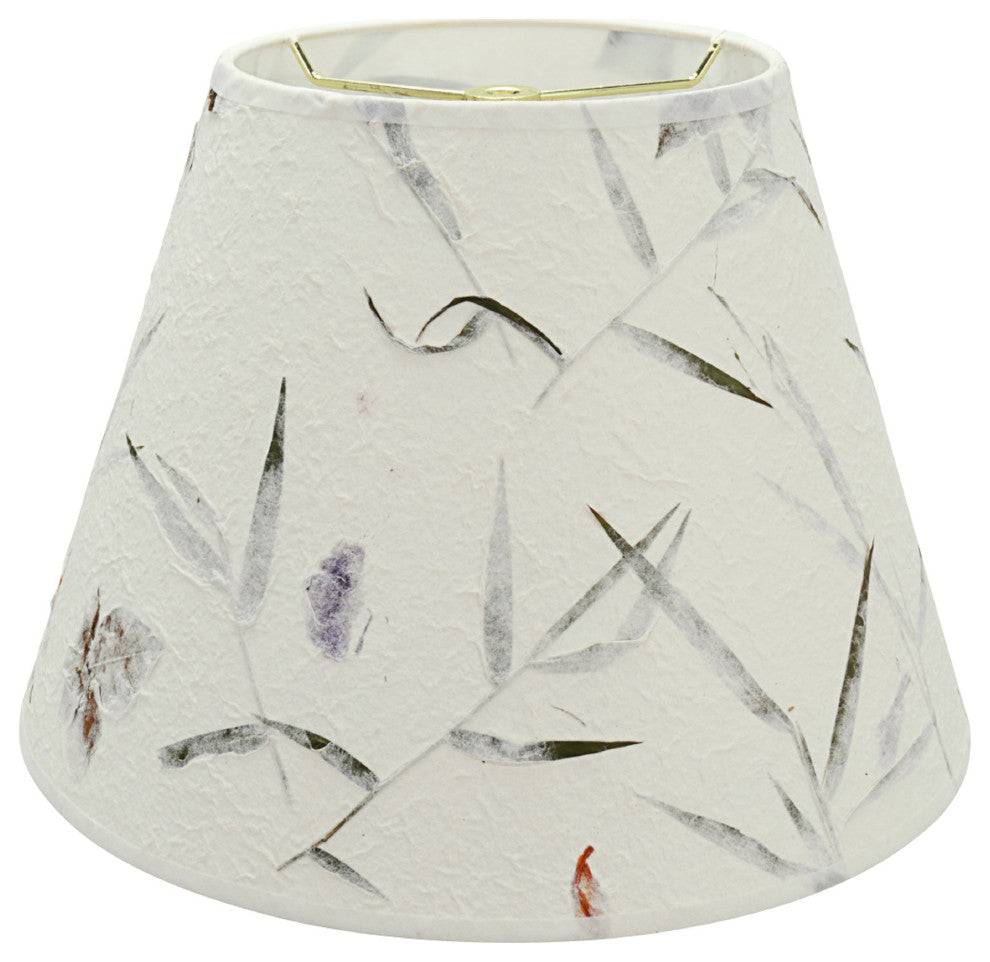 Aspen Creative 32688 Hardback Empire Spider Lamp Shade, Off White 7"x13"x9 1/2"