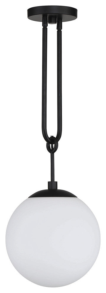 Becker 1-Light Matte Black Pendant