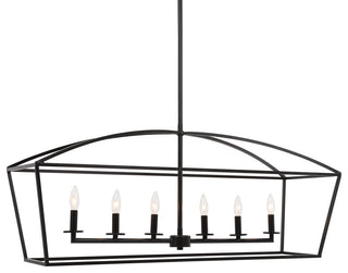 Uttermost Clayton 6-LIght Linear Chandelier