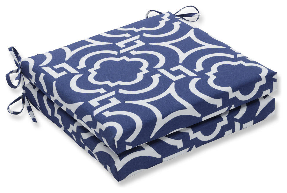 Carmody Navy Oversized Seat Cushion Set, Set of 2