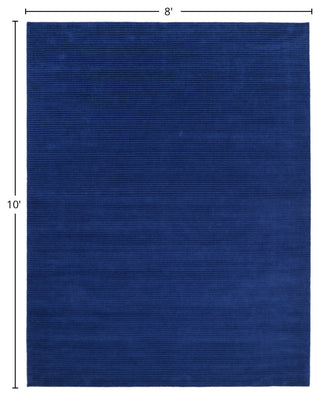 Cairo Handmade Area Rug Blue, 8' 0" X 10' 0"