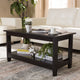 Malena Moderm, Contemporary Wenge Brown Coffee Table