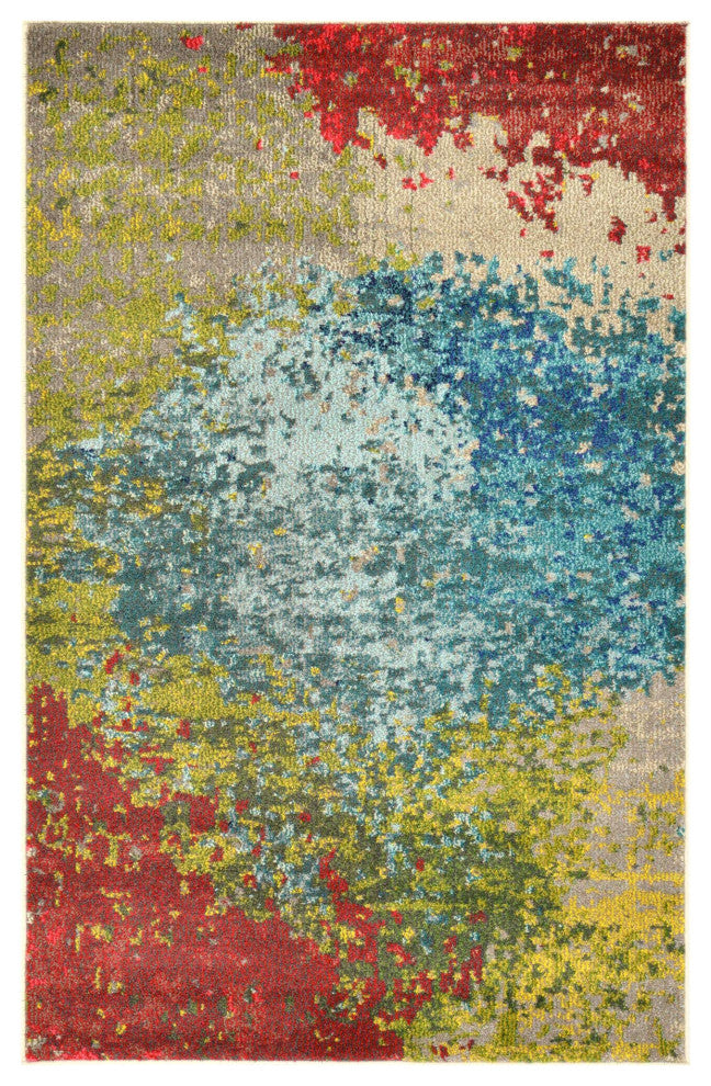 Rug Unique Loom Estrella Blue Rectangular 3' 3 x 5' 3