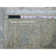 Ivory Pure Wool Natural Dyes Hand Knotted Stone Wash Peshawar Rug, 3'9"x6'0"