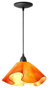 Jezebel Radiance Lily Pendant, Large, Tangerine