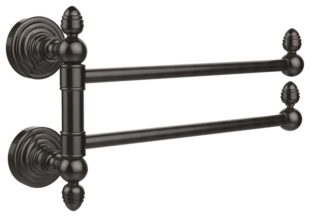 Waverly Place 2 Swing Arm Towel Rail, Oil Rubbed Bronze