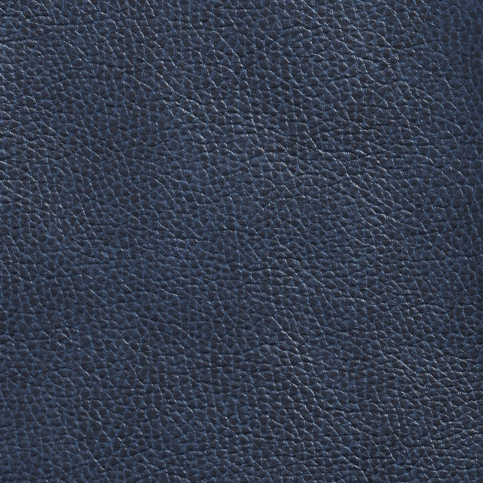 Navy Blue Breathable Leather Look And Feel Upholstery By The Yard