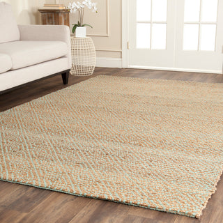 Safavieh Natural Fiber Nf453A Rug, Natural/Green, 2'6" X 4'0"
