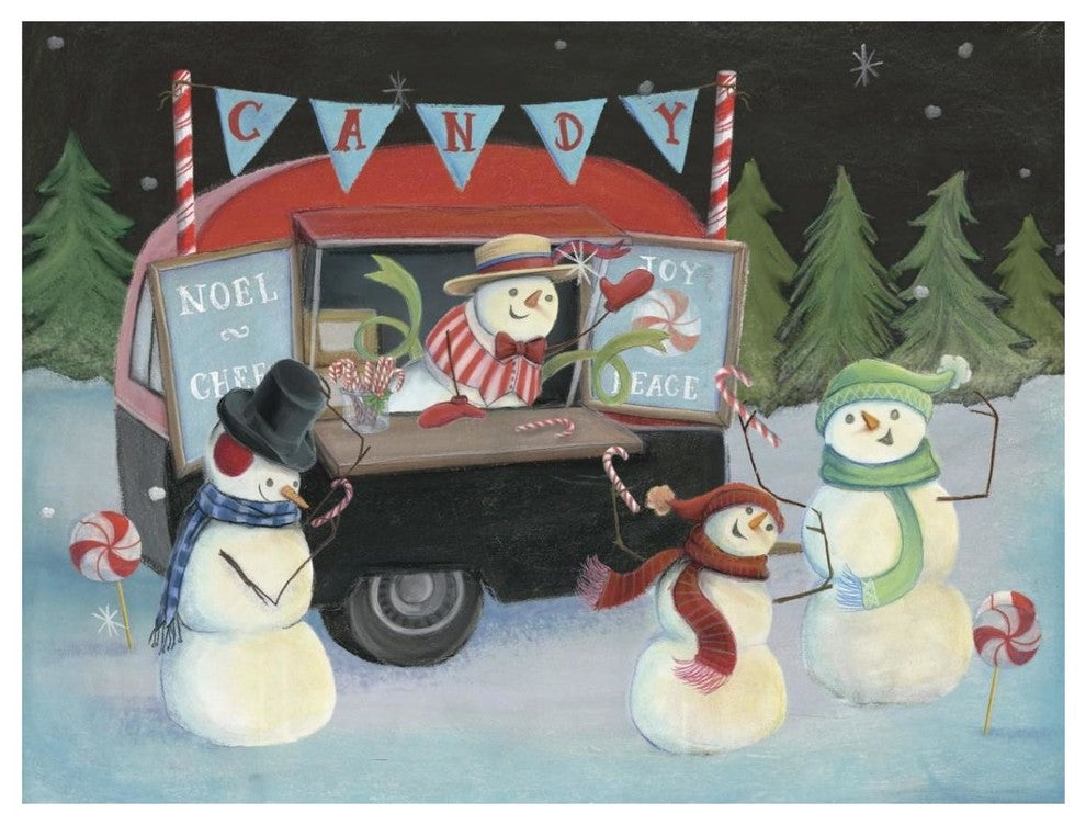 "Christmas on Wheels I" Digital Paper Print by Mary Urban, 18"x14"