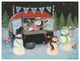 "Christmas on Wheels I" Digital Paper Print by Mary Urban, 18"x14"