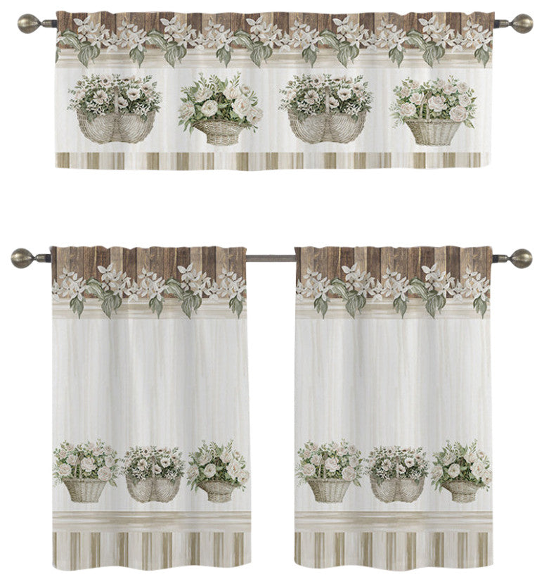Loving Floral Basket Kitchen Tier Set