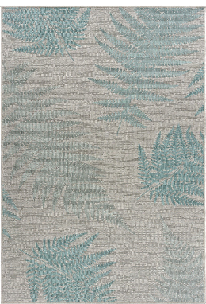 5' X 7' Gray Indoor Outdoor Area Rug