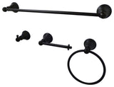 Kingston Brass 4-Piece Bathroom Accessory Set, Oil Rubbed Bronze