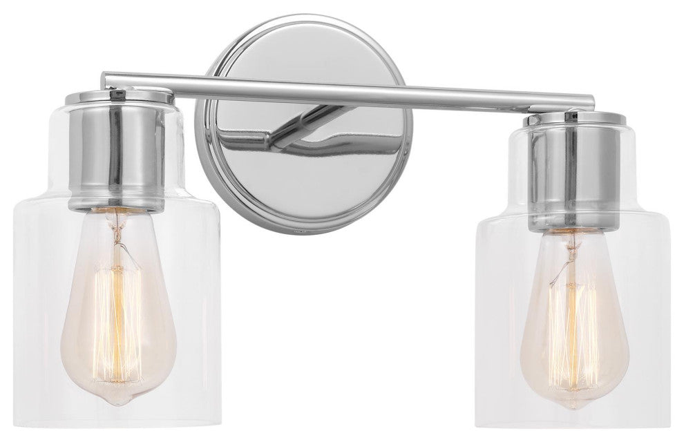 Sayward 2 Light Bath, Chrome