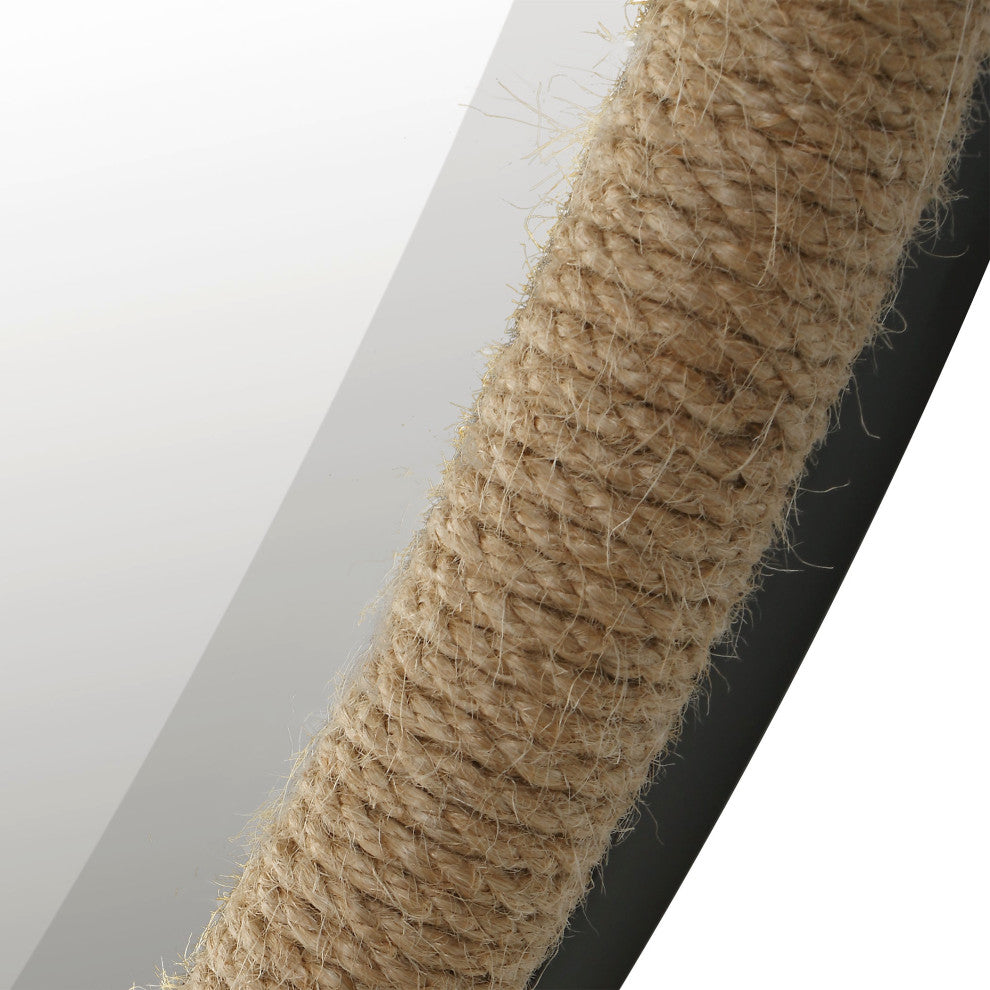 Uttermost Ranchero Natural Rope Round Mirror