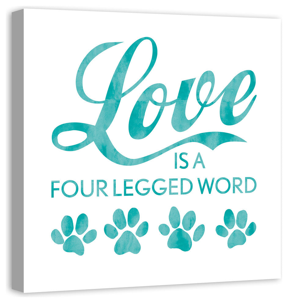 Designs Direct Four Legged Love 30x30 Canvas Wall Art