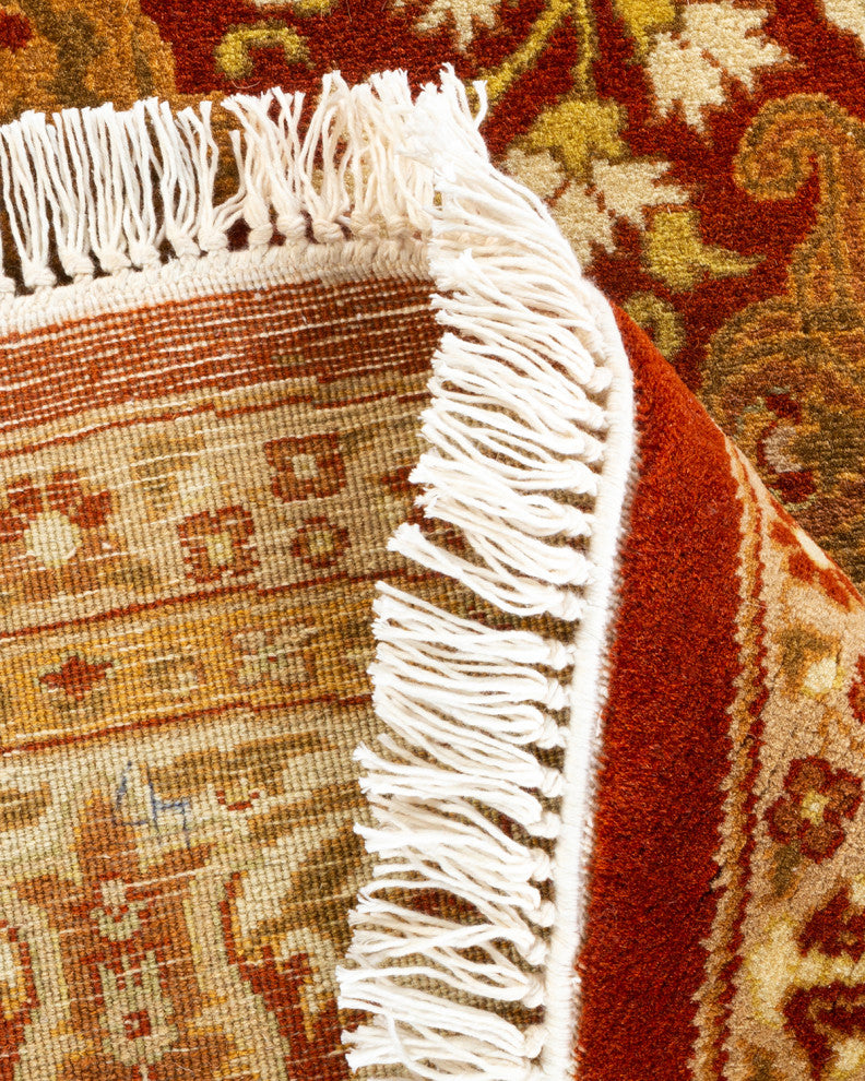 Mogul, One-of-a-Kind Hand-Knotted Area Rug Orange, 5' 1" x 7' 7"