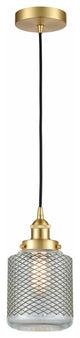 Innovations 616-1PH-SG-G262-LED 1-Light Mini Pendant, Satin Gold