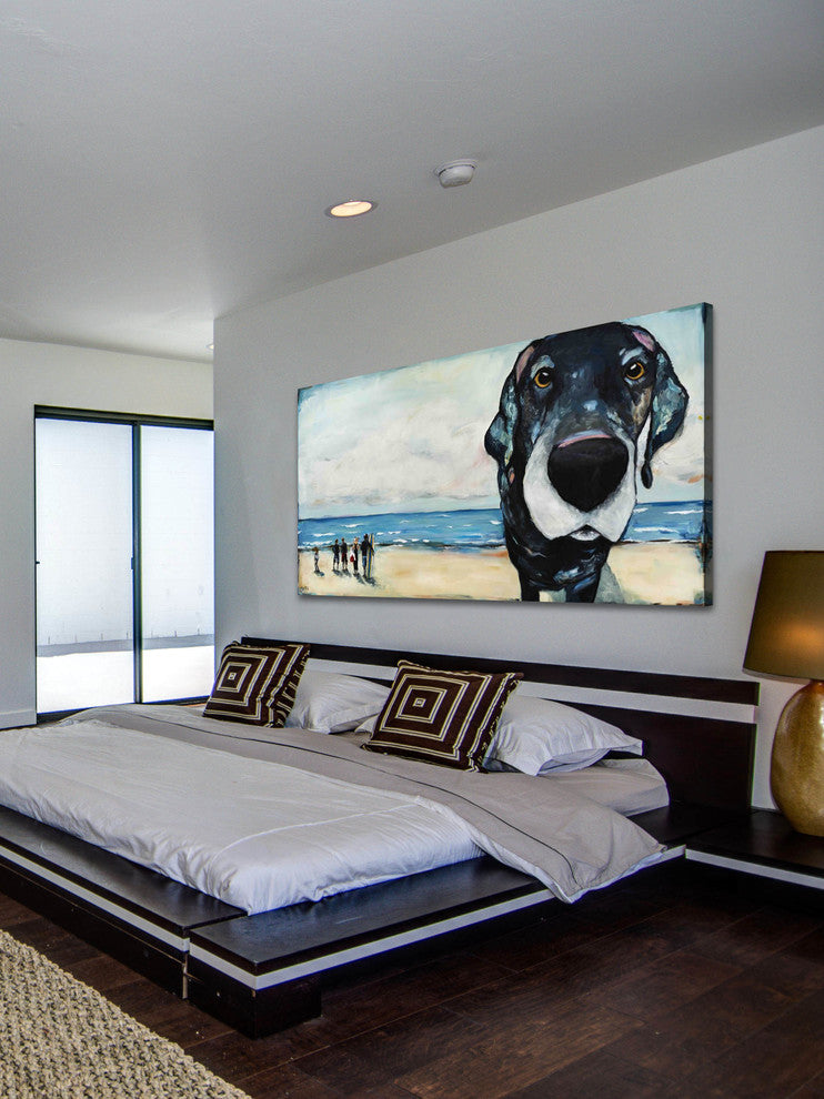 "Macdaddy" Painting Print on Canvas by Tori Campisi