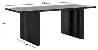 Safavieh Buckley Rectangle Coffee Table, Black