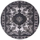 Ahgly Company Indoor Round Mid-Century Modern Area Rugs, 4' Round