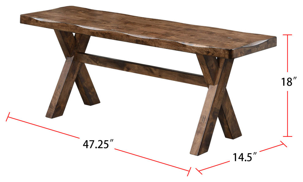 Alston Trestle Style Dining Bench