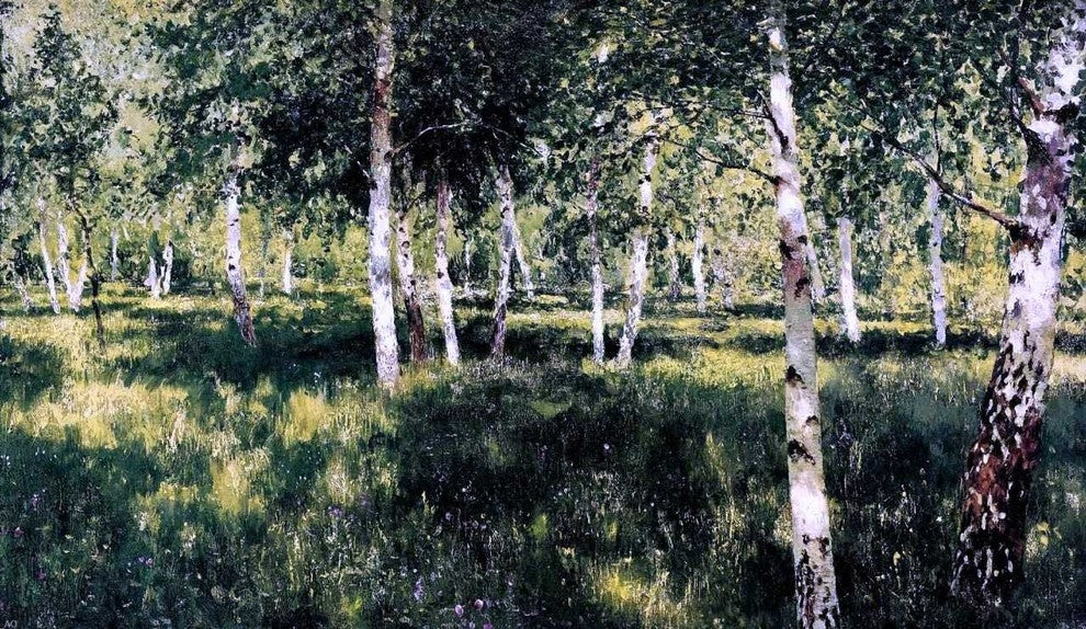 Isaac Ilich Levitan Birch Grove Wall Decal
