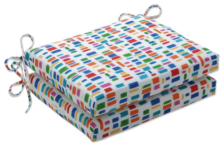 Color Tabs Primaries Cushions, Set of 2