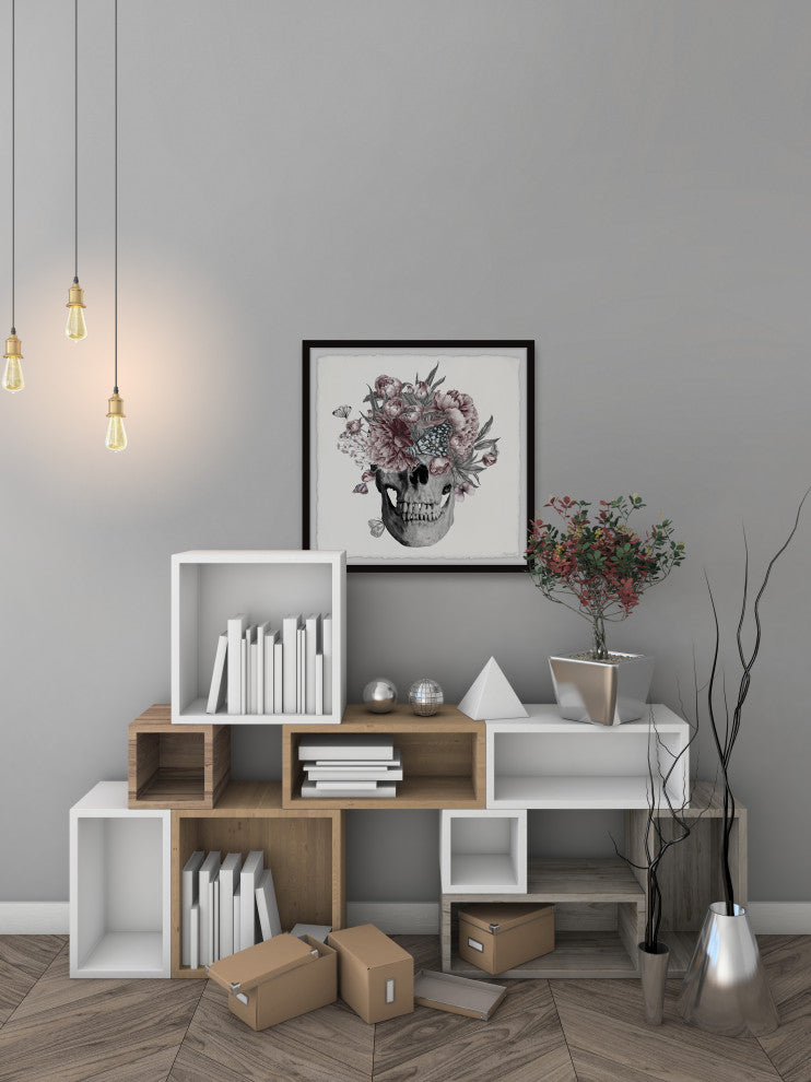 "Blossoming Soul" Framed Painting Print, 24x24