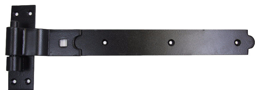 Cranked Bands And Hooks, Black, 8", Pair