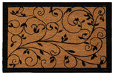 Sheltered Coir Door Mat Leafy Vine Print 30"x18"