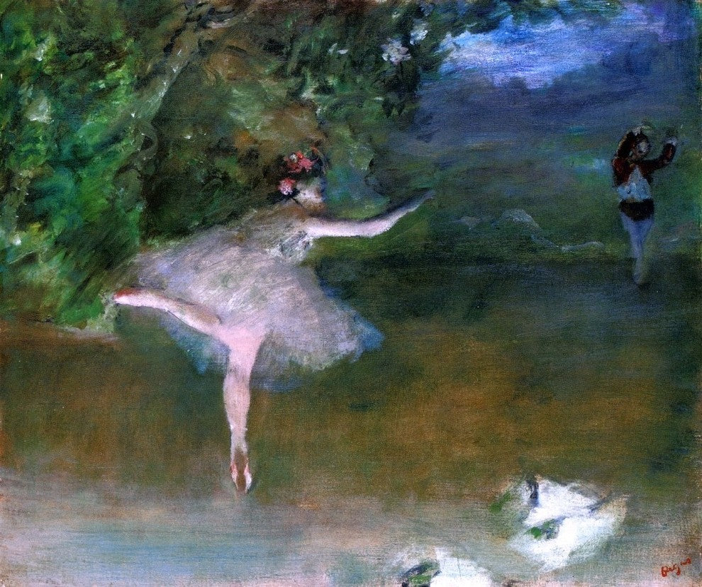Edgar Degas Les Pointes, 20"x25" Gallery Wrapped Canvas Print