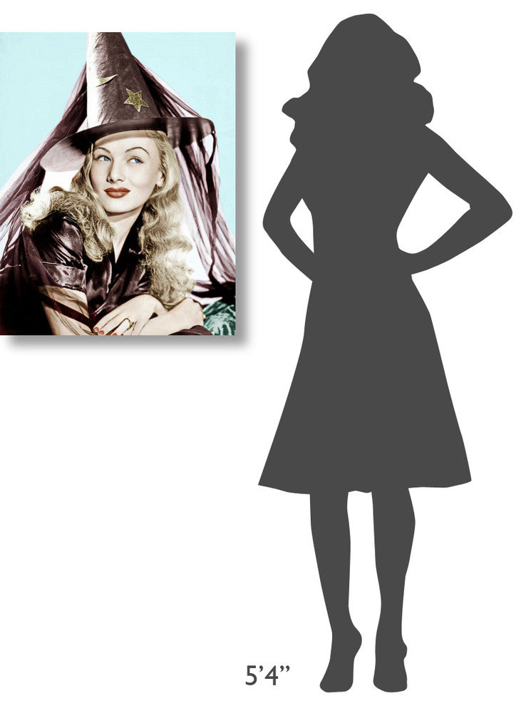 "I Married a Witch - Veronica Lake" Canvas Giclee, 23"x30"
