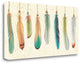 "Feather Tales VIII" By Daphne Brissonnet, Giclee Print on Gallery Wrap Canvas