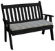 Poly Traditional English Garden Bench, Black, 5 Foot