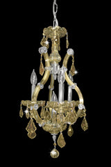 Artistry Lighting Maria Theresa Collection Crystal Chandelier 12x22, Golden Teak