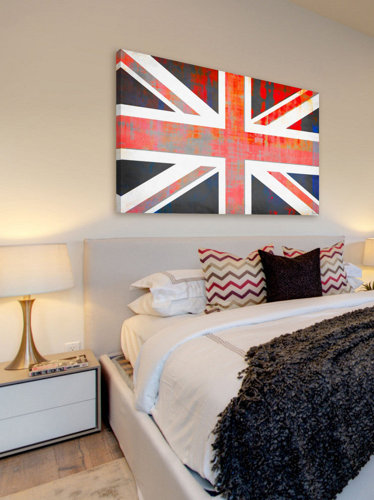 "Union Jack" Fine Art Canvas Print, 36"x24"