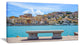 "Seafront Bench in Port Santo Stefano" Seashore Wall Art, 40"x20"