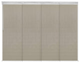 Estelle 4-Panel Track Extendable Vertical Blinds 48-88"W