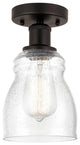 Innovations 616-1F-OB-G394 Ellery 1 Lt 4.75" Semi-Flush Mount, Oil Rubbed Bronze
