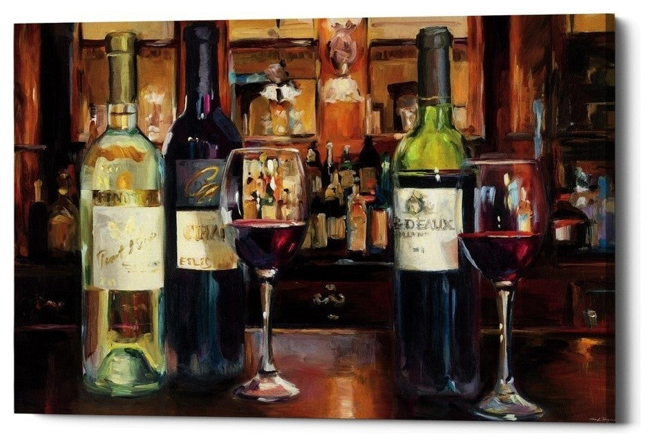"A Reflection of Wine" Giclee Canvas Wall Art, 18"x26"