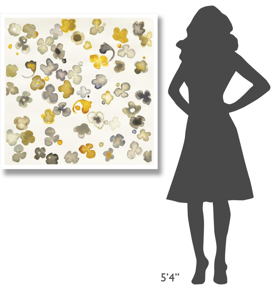 "Randomly II" Digital Paper Print by Shirley Novak, 38"x38"