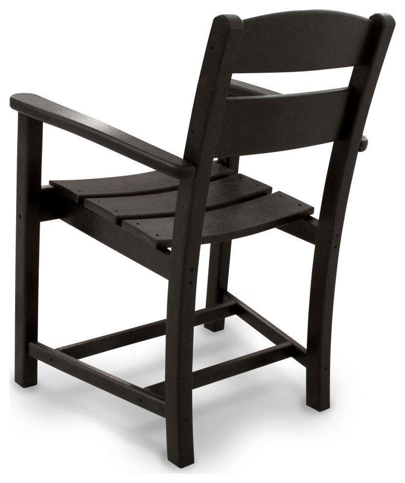 Ivy Terrace Classics Dining Arm Chair, Black